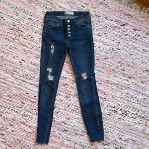 Free people skinny jeans size 24
